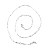 Изображение 304 Stainless Steel Necklace Lightning Silver Tone 45cm(17 6/8") long, 1 Piece