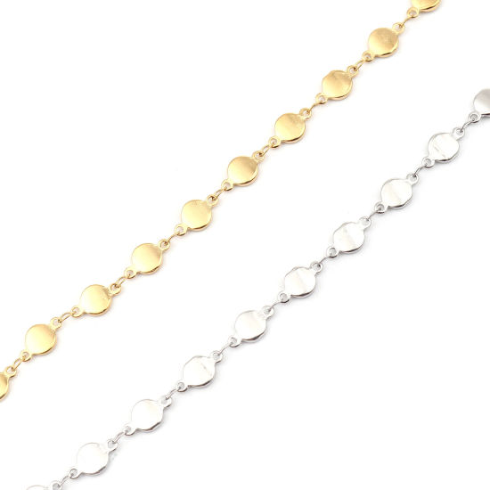 Picture of 304 Stainless Steel Anklet Silver Tone Round Heart 1 Piece