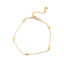Immagine di 1 Piece Vacuum Plating 304 Stainless Steel Anklet Gold Plated Oval Heart