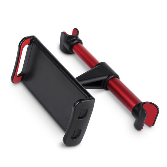 Picture of 360°Rotation Tablet Holder for Car Back Seat Black & Red, 1 Set