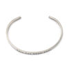 Imagen de 304 Stainless Steel Open Cuff Bangles Bracelets Silver Tone Message " This Too Shall Pass " 17cm(6 6/8") long, 1 Piece