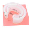 Picture of Silicone Resin Mold For Jewelry Making Bracelets C Shape White 1 Piece