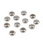 Picture of 50 PCs Stainless Steel Spacer Beads For DIY Bracelet Jewelry Making Findings Silver Tone Round 5mm Dia., Hole: Approx 3.2mm