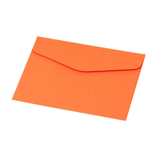 Picture of Paper Pure Color Envelope Rectangle Orange-red 11.5cm x 8.2cm, 20 PCs