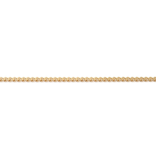 Bild von 1 Strang Vakuumbeschichtung 304 Edelstahl Panzerkette Kette Halskette Vergoldet 60cm lang