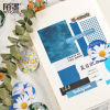Picture of Paper DIY Scrapbook Deco Stickers Flower Multicolor 1 Box (Approx 46 PCs/Box)