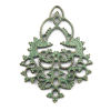 Picture of Zinc Based Alloy Patina Connectors Irregular Antique Bronze 43mm x 30mm, 10 PCs
