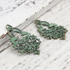 Picture of Zinc Based Alloy Patina Connectors Irregular Antique Bronze 43mm x 30mm, 10 PCs
