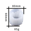 Picture of Silicone Resin Mold For Jewelry Making Candlestick White 8cm x 6cm, 1 Piece