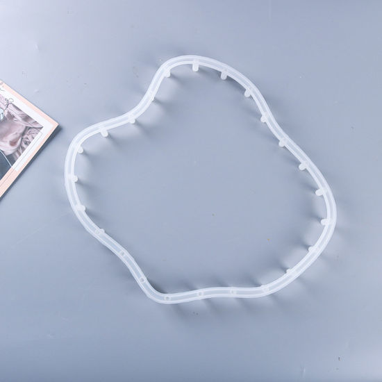 Bild von Silikon Gießform Tablett Wolke Weiß 40cm x 34cm, 1 Stück