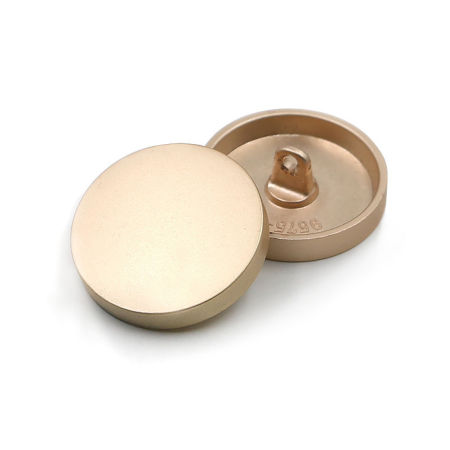 Image de Bouton de Haute Couture en Alliage de Zinc Rond Doré 10 Pcs