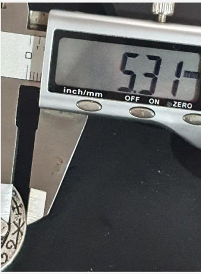 Immagine di Lega di Zinco Ciondoli Trifoglio Argento Antico Tondo 37mm x 34mm , 5 Pz