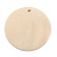Picture of Wood Pendants Round Disc Natural 40mm Dia, 20 PCs