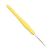 Picture of 2mm Aluminum & Plastic Crochet Hooks Needles At Random Color Mixed 13cm(5 1/8") long, 5 PCs