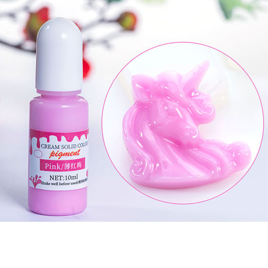 Image de ( 10ml ) Matériaux de Remplissage pour Bijoux de Résine Colorant Pigmentaire Mauve (Contenir le Liquide) 1 Pièce