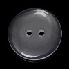 Picture of Acrylic Sewing Buttons Scrapbooking Round Transparent 2 Holes 20mm( 6/8") Dia, 100 PCs