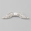 Picture of Zinc Based Alloy Spacer Beads Wing Silver Plated About 32mm x 8mm, Hole: Approx 1.4mm, 100 PCs