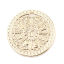 Bild von Messing Religiös Charms Symbol 18K Vergoldet Rund 17mm D., 3 Stück