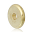 Picture of Brass Beads Flat Round Brass Unplated About 8mm Dia, Hole: Approx 2.1mm, 100 PCs