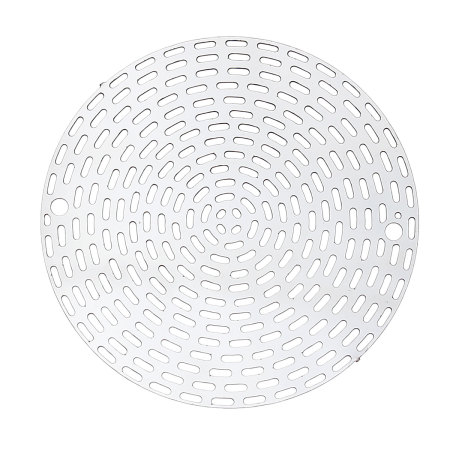Image de Connecteurs de Bijoux Estampe en Filigrane Creux en 304 Acier Inoxydable Rond Argent Mat Dia. 3.3cm, 20 Pcs