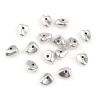 Imagen de Zamak Cuentas Irregular Plata Antigua Aprox 8mm x 7mm, Agujero: Aprox 1.3mm, 50 Unidades