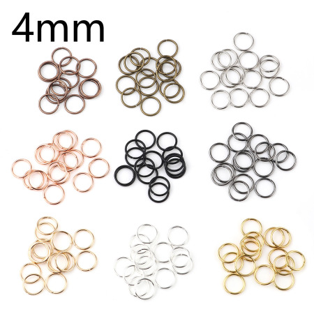 Basic Elements Crimp Tube Beads & Smooth Crimp Covers, 2x2mm and 4mm,  Silver Plated (48 Pieces) 