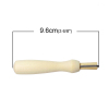 Picture of Wood DIY Tools Handicraft Wool Felt Woolen Poke Install Awl Tool Natural Color 9.6cm x1.5cm(3 6/8" x 5/8"), 1 Piece