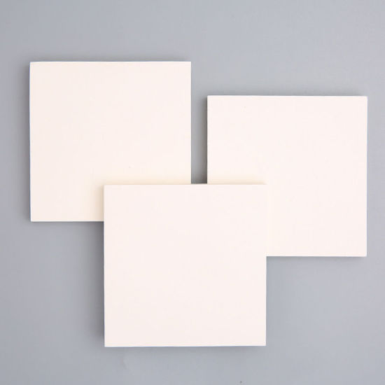Изображение White - Blank Paper Memo Sticky Note Student Stationery 7.3x7.3cm, 2 Copies