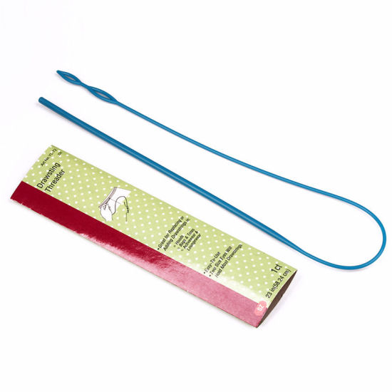 Picture of Plastic Threader Weaving Tools Blue 58cm, 1 Piece