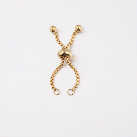 Picture of Stainless Steel Adjustable Rings Accessories Gold Plated 5cm, 1 Piece