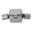 Picture of 304 Stainless Steel Stopper Clip Lock Bead Fit European Style Charm Bracelet Necklace Cylinder Silver Tone Screw 20mm x 10mm, 1 Piece