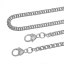 Picture of Iron Based Alloy Purse Chain Strap Handle Shoulder Crossbody Handbags Silver Tone 9mm x7mm( 3/8" x 2/8"), 1.2M(47 2/8")long, 1 Piece