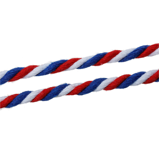 Bild von Baumwolle Schnur Bunt 7mm - 5mm, 10 Meter