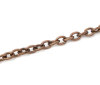 Picture of Alloy Link Cable Chain Findings Antique Copper 3.5x2.5mm(1/8"x1/8"), 10 M