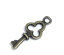 Image de 200 Pcs Breloques en Laiton Bronze Antique Clé 16mm x 6mm