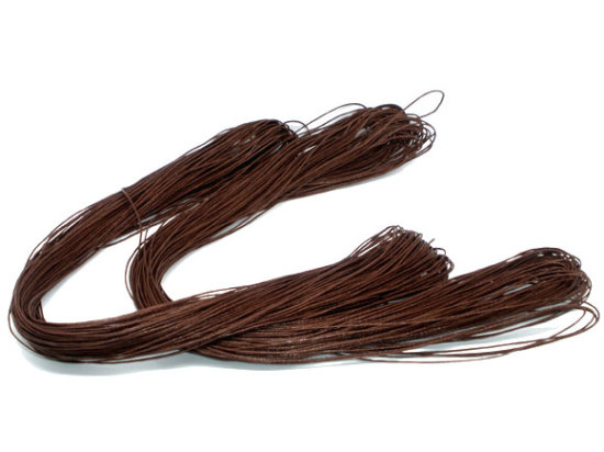 Picture of Cotton 80M Wholesale Brown Waxed Cotton Necklace Cord 1mm