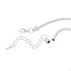Picture of Copper European Style Snake Chain Charm Bracelets Silver Plated W/ Lobster Claw Clasp And Extender Chain 19cm long, 4 PCs