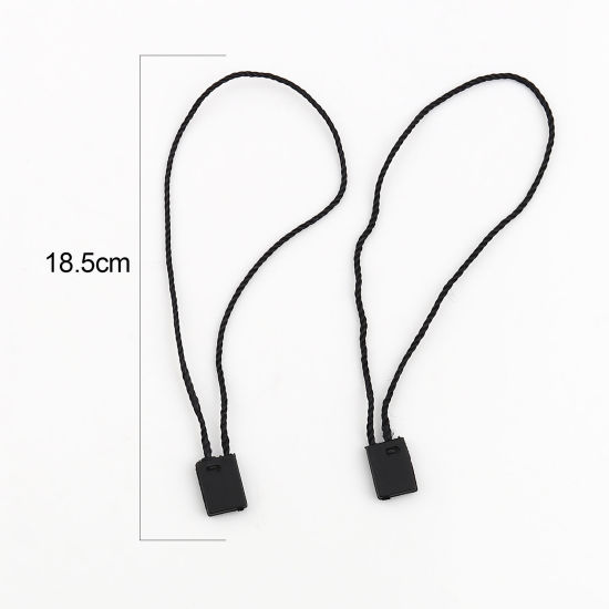 Picture of Polyester Label Rope Black 18.5cm , 500 PCs