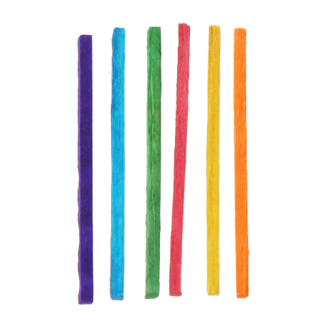 Easter Birch DIY Toy Sticks At Random Mixed 50mm(2") x 2.2mm( 1/8"), 1 Packet (Approx 1000 PCs/Packet)