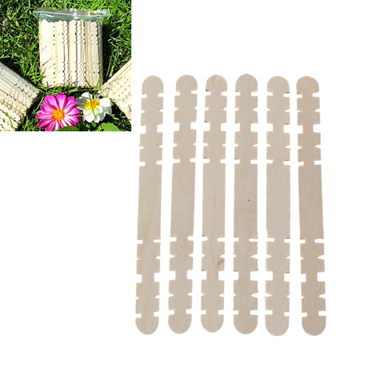 Picture of Birch DIY Toy Sticks Natural 11.4cm(4 4/8") x 1cm( 3/8"), 2 Plates (Approx 50 PCs/Plate)