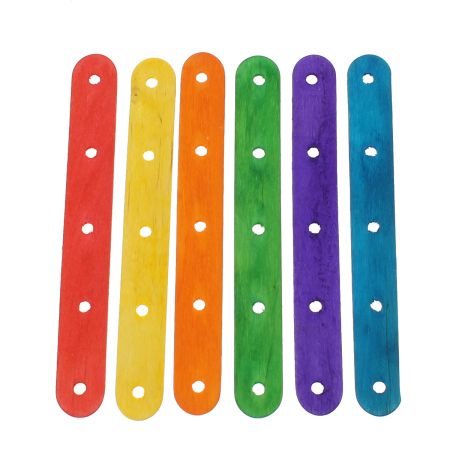 Birch DIY Toy Sticks At Random Mixed 15cm(5 7/8") x 1.8cm( 6/8"), 1 Packet (Approx 50 PCs/Packet)