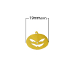Picture of PVC Sequins Paillettes Halloween Pumpkin At Random Mixed 19mm x16mm( 6/8" x 5/8"), 50 Grams(Approx 834 PCs/Packet)