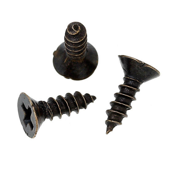 Bild von Eisen(Legierung) Element Perlen Bronzefarbe 8mm x 5mm, 500 Stücke