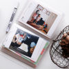 Imagen de Translucent - A6 40 Pages Large-Capacity Pocket Storage Photo Album For Sticker Card Bill Invoice Collection 12.8x16.2cm, 1 Copy
