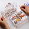 Imagen de Translucent - A6 40 Pages Large-Capacity Pocket Storage Photo Album For Sticker Card Bill Invoice Collection 12.8x16.2cm, 1 Copy