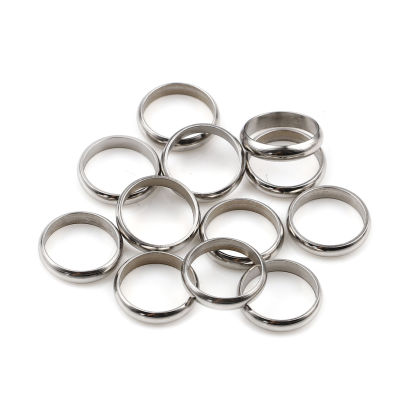 3/8 100PCS Silver Tone Stainless Steel Open Jump Rings Findings 10mm