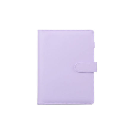 Bild von Lila - A6 Notizbuch mit magnetischer Schnalle, PU-Einband, ohne inneres Schreibpapier, 1 Exemplar