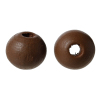 Picture of Hinoki Wood Spacer Beads Round Coffee About 8mm Dia, 500 PCs
