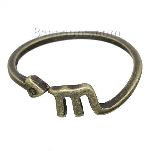 Picture of Adjustable Rings Antique Bronze Scorpio 16.3mm( 5/8") US 5.75, 1 Piece