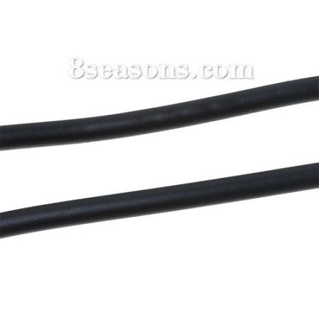 Gummi Schnur Schwarz 5mm, 5 Meter